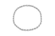 Load image into Gallery viewer, 10mm White Iced Out Rope Chain