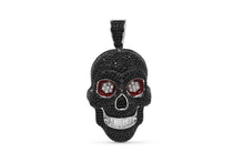 Load image into Gallery viewer, Black Skull Pendant