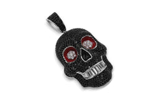 Load image into Gallery viewer, Black Skull Pendant