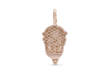 Load image into Gallery viewer, Rose Viper Skull Pendant