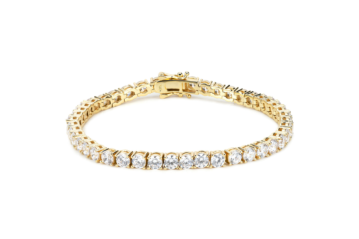 3mm Gold Tennis Bracelet