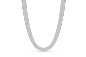 10.5mm Silver Herringbone chain