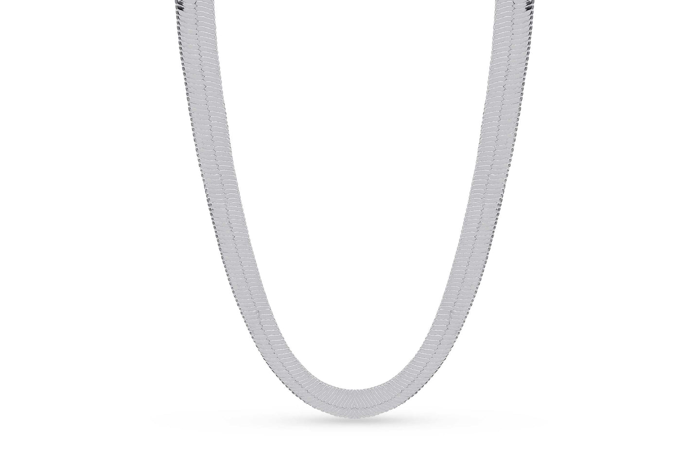10.5mm Silver Herringbone chain