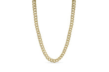 Load image into Gallery viewer, 10mm Gold Donut Iced Baguette Cuban Chain