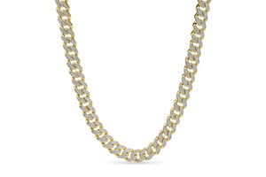 10mm Gold Iced Out Cuban Chain