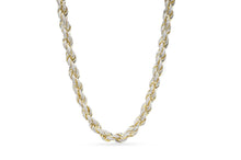 Load image into Gallery viewer, 10mm Gold Iced Out Rope Chain