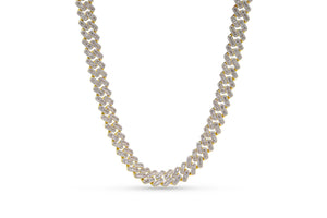 12mm Gold Baguette Cuban