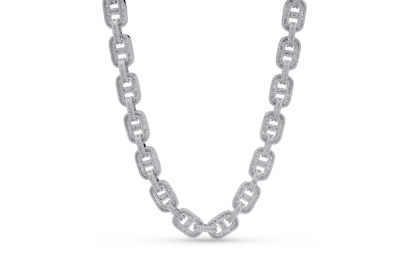 12mm Iced Gucc Link Chain