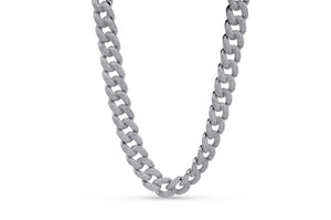 19mm Iced Out White Cuban Chain