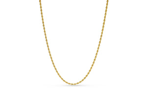 2.4mm Gold Rope Chain