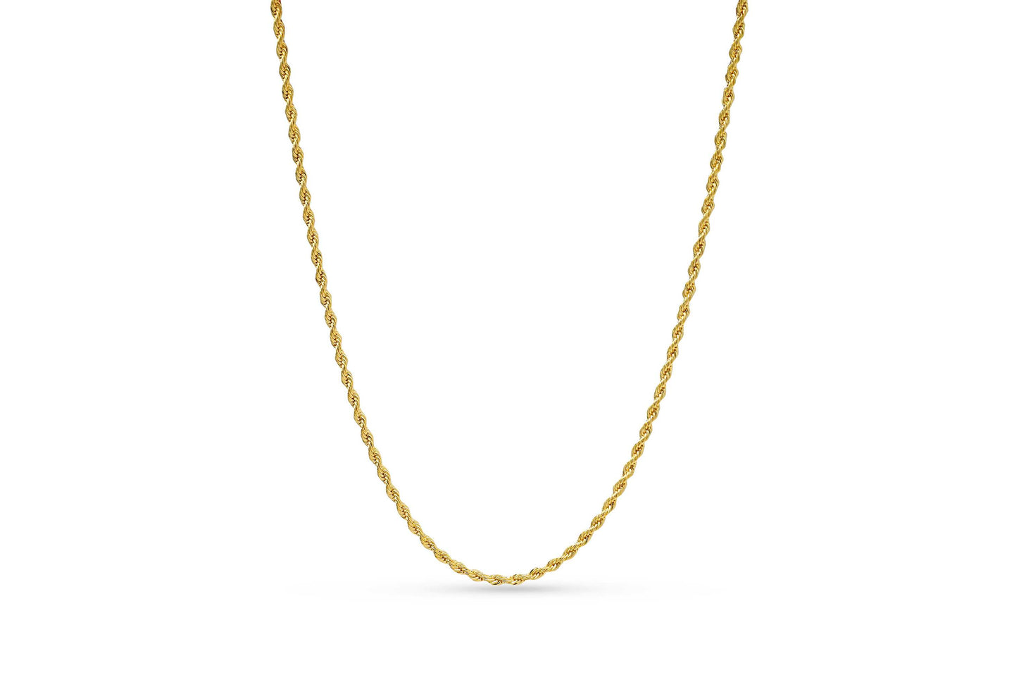 2.4mm Gold Rope Chain
