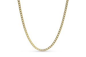 3mm Gold Curb Chain