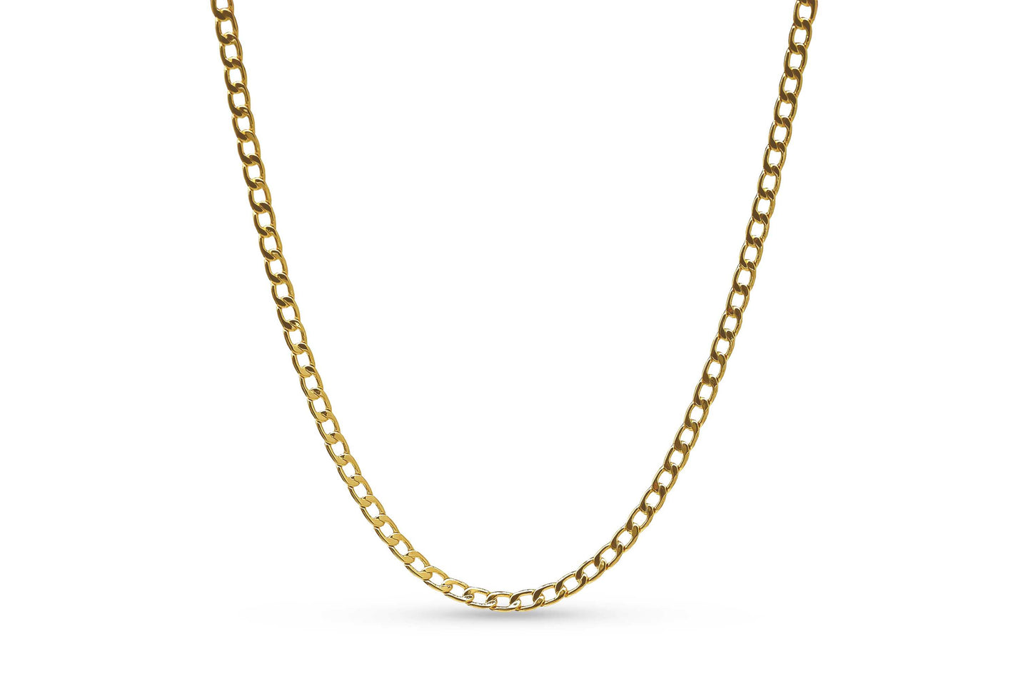 3mm Gold Curb Chain