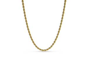 4mm Gold Rope Chain