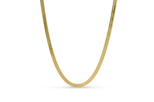 5mm Gold Herringbone Chain