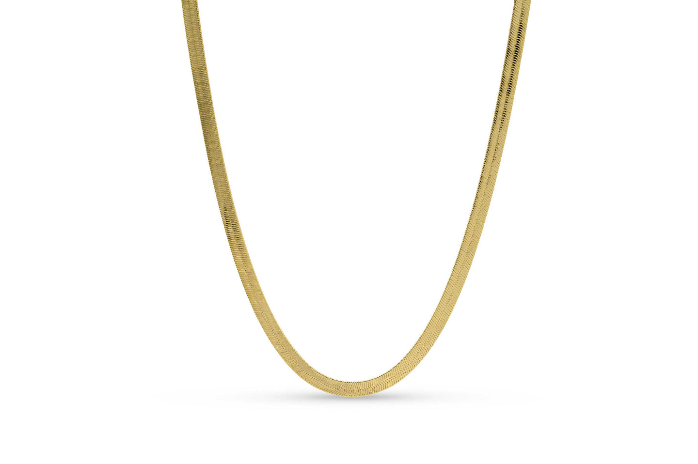 5mm Gold Herringbone Chain