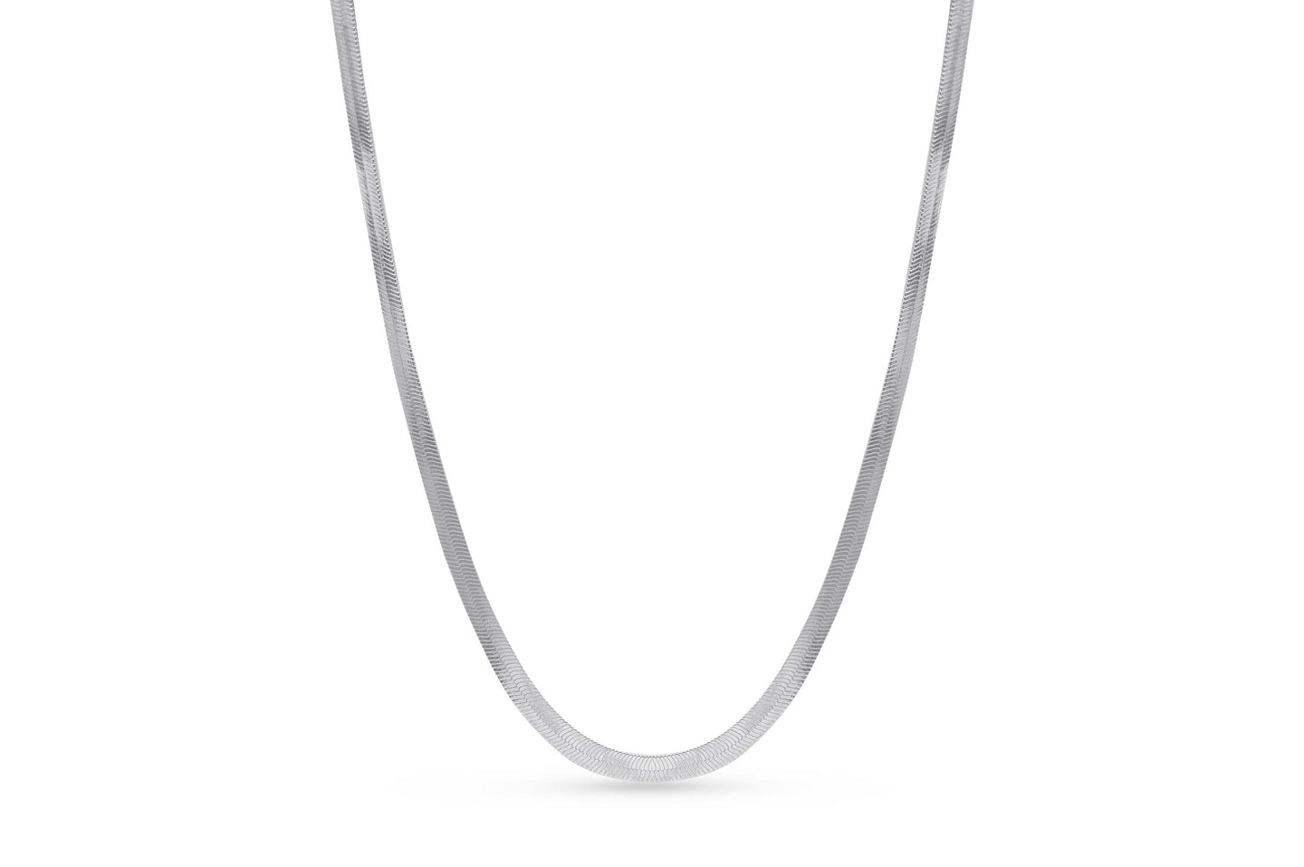 5mm Silver Herringbone Chain
