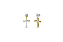 Load image into Gallery viewer, Cross Stud Earrings