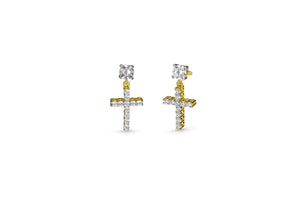 Cross Stud Earrings