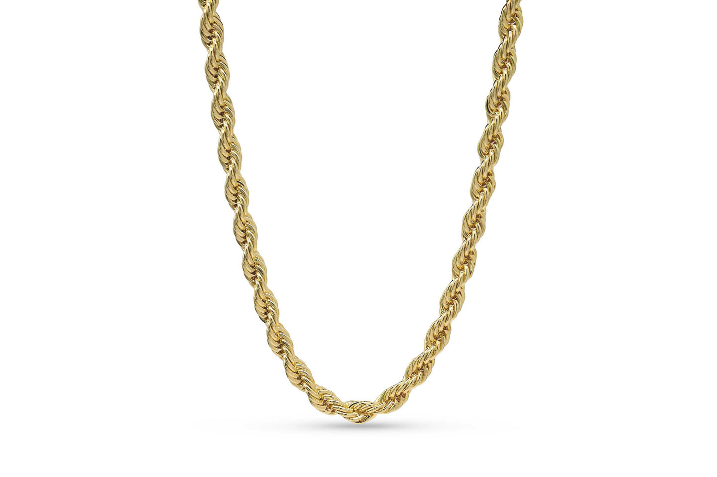 7mm Gold Rope Chain