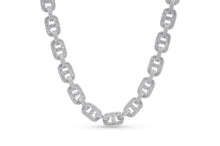 Load image into Gallery viewer, 12mm Gold Iced Out Gucc Link Chain