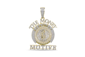Gold The Money Motive Pendant