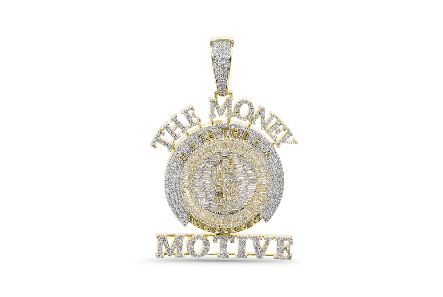 Gold The Money Motive Pendant
