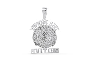 White Gold The Money Motive Pendant