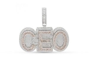 Iced Out Gold CEO Pendant