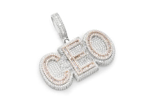 Iced Out Gold CEO Pendant