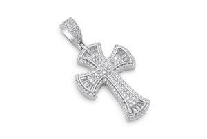 White Gold Cross Pendant