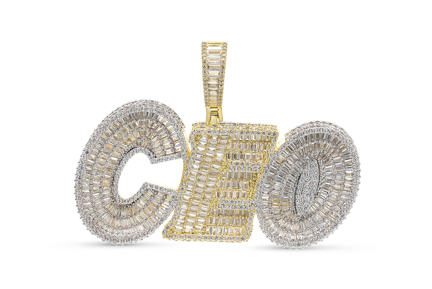 Gold Baguette CEO Pendant