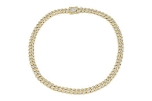 10mm Gold Iced Out Cuban Chain