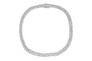 14mm Iced Baguette Cuban Chain