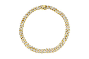 14mm Gold Iced Out Cuban Chain