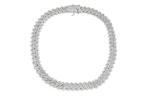 16mm Iced Baguette Cuban Chain