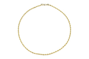 4mm Gold Rope Chain