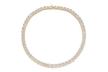Load image into Gallery viewer, 9mm Gold Iced Baguette Tennis Chain