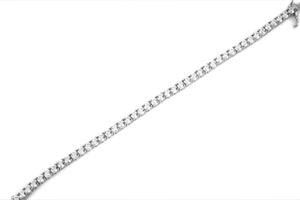 3mm White Gold Tennis Bracelet