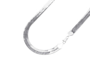 10.5mm Silver Herringbone chain