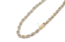 Load image into Gallery viewer, 10mm Gold Iced Out Rope Chain