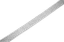 Load image into Gallery viewer, 10mm White Gold Iced Baguette Bracelet