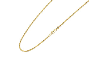 2.4mm Gold Rope Chain