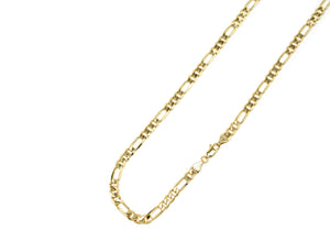 5.7mm Gold Figaro Chain