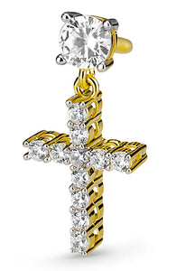 Cross Stud Earrings