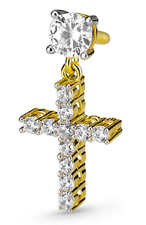 Cross Stud Earrings
