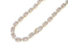 Load image into Gallery viewer, 12mm Gold Iced Out Gucc Link Chain