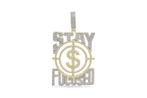 Gold Stay Focused Pendant