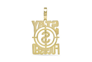 Gold Stay Focused Pendant