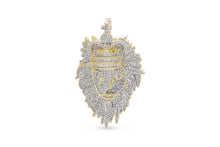 Load image into Gallery viewer, Lion with Gold Crown Pendant
